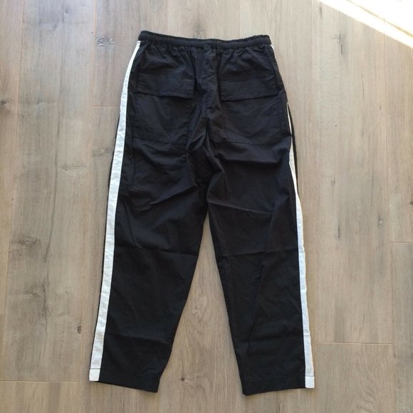 Max Studio London Cropped Track Distressed Pants - Picture 7 of 7